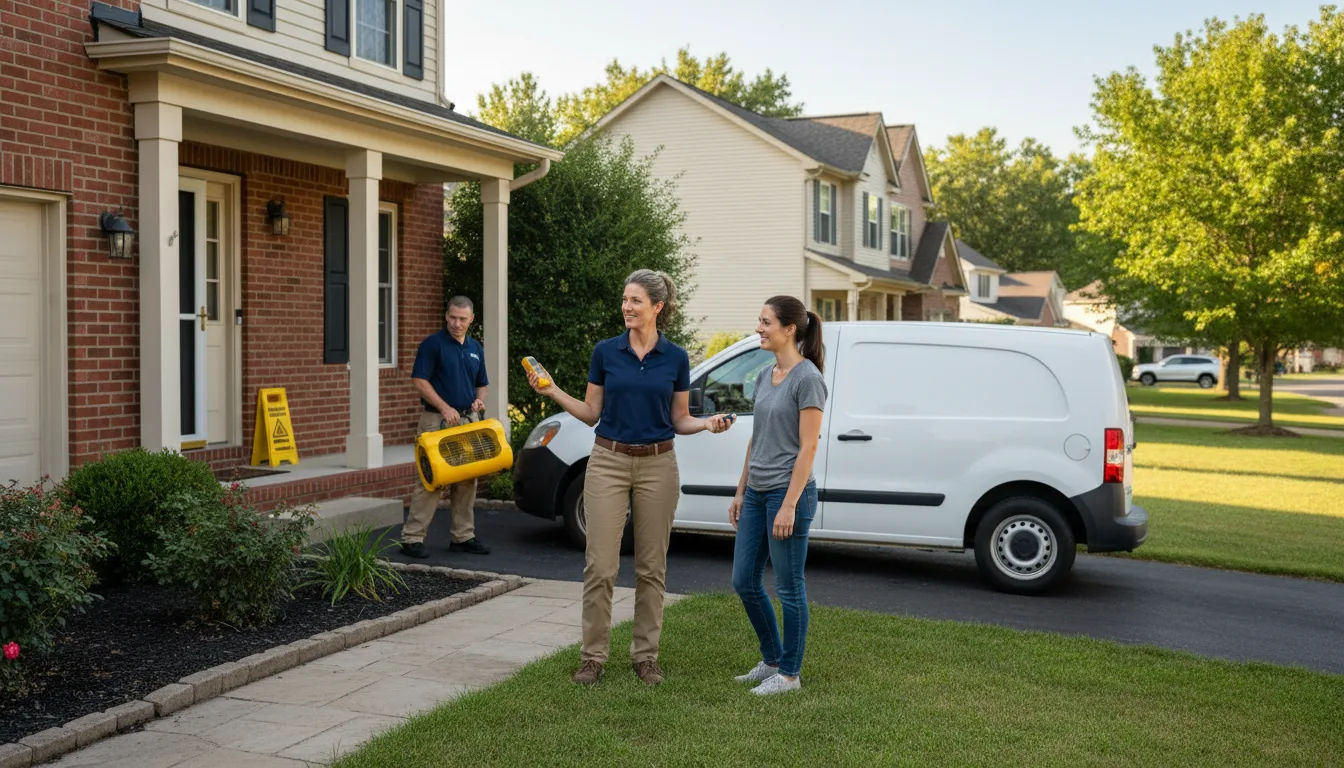 Water restoration image for Home Water Damage Repair in Elmore City, OK